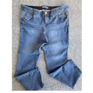 Democracy "Ab" Solution Jeans Womens 20W Bootcut Stretch Medium Wash Denim